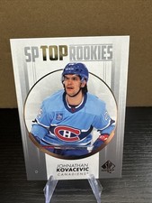 2022-23 SP Authentic JONATHAN KOVACEVIC TR-21 Top Rookies Blue Parallel