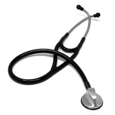 Professional Style Cardiology Stethoscope, Black, 27 Inch