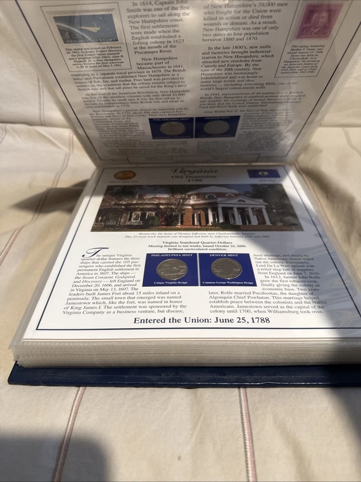 Statehood Quarter Collection Volume 1 - 25 Pages - Image 4 of 4