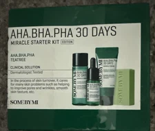 SOME BY MI AHA BHA PHA 30Days Miracle AC SOS Kit Clears Acne Korean Exp 03/06/27