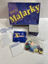 Malarky Board Game An Imponderables Bluffing 1998 Vintage Some Cards