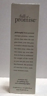 Philosophy Full of promise Treatment DUO 15 ml+ 15 ml for uplifting Days 1 oz