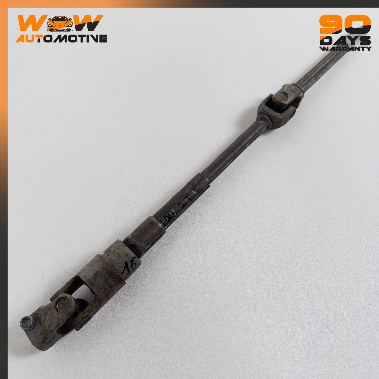 04-13 BENTLEY CONTINENTAL GTC LOWER STEERING COUPLING FLEX SHAFT ROD JOINT OEM