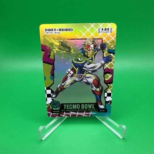 Bo Jackson Battle Arena Tecmo Bowl 80\'s Rad Battlefoil 8-Bit Glow Dart-Board SSP