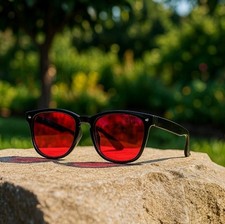 Blue Light Blocking Glasses Red Lens Gaming Computer Anti Fatigue Mens Womens