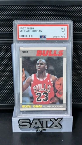 1987-88 Fleer - Michael Jordan #59 PSA 3 Chicago Bulls
