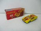 Matchbox Lesney Superfast Roman Numeral Golden X Streakers, RARE BLACK BASE, box