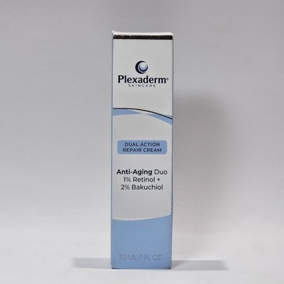Plexaderm Skincare Dual Action Repair Cream Anti-Aging Duo 1%Retinol+2%Bakuchiol