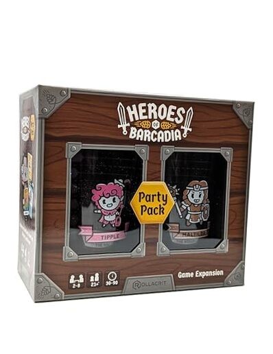 Rollacrit Party Pack – 2 New Heroes Join The Fantasy Game Adventure Expansion