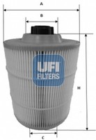 UFI Luftfilter 27.A00.00 Filtereinsatz FüR WA6 Mondeo Ford BA7 Galaxy MAX 4 2 MK
