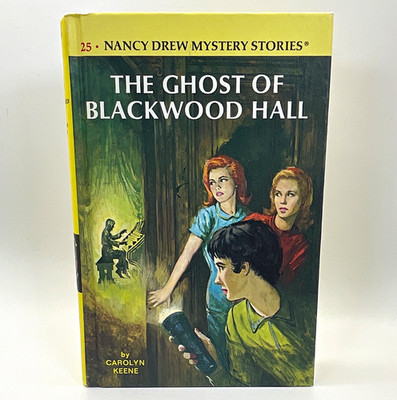Nancy Drew #25 The Ghost of Blackwood Hall by Carolyn Keene HC Illus 1986