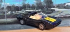 Corgi Ferrari 308 GTS RARE Black with cream Interior Toy Car Vintage Collectible