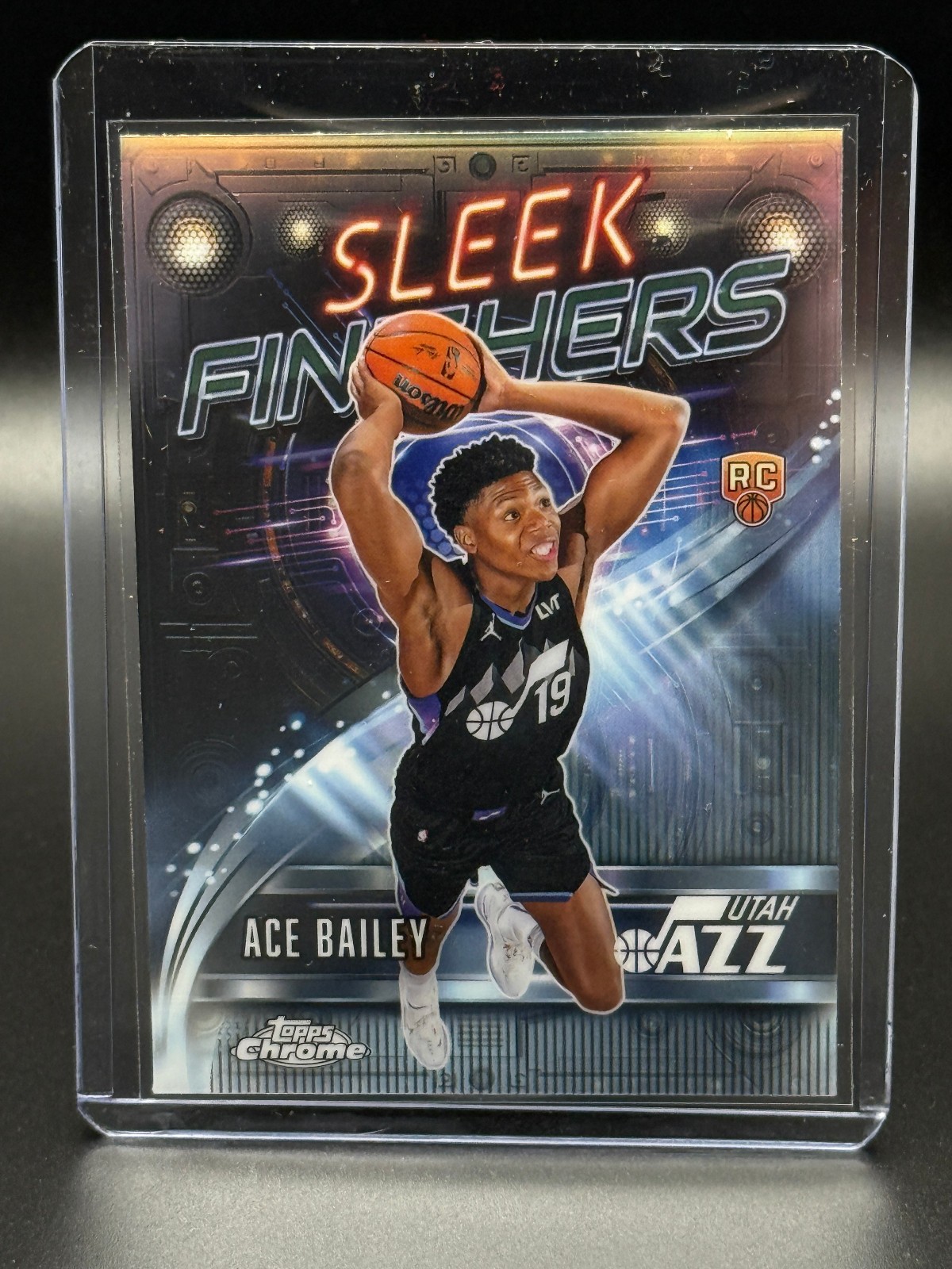 2025-26 Topps Chrome- Sleek Finishers Ace Bailey #SF-25 (RC) Refractor