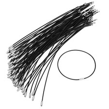 50 PCS Wire Keychain Cable,Stainless Steel String Wire Loop for Luggage Tags,...