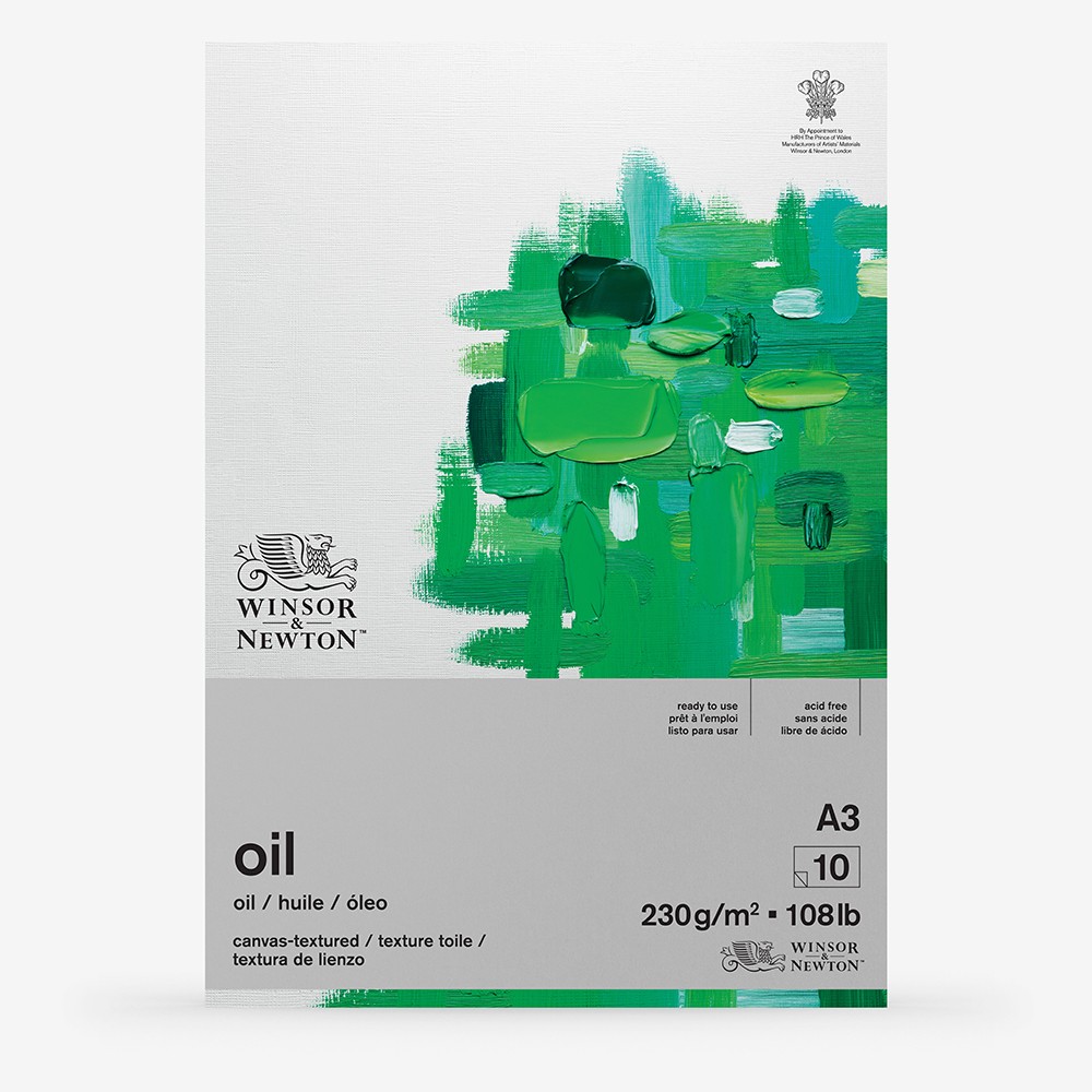Winsor & Newton : Oil Pad : 230gsm : 10 Sheets : A3