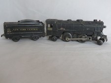 Vintage Marx O Gauge 999 Steam Locomotive New York Central Tender Model Train