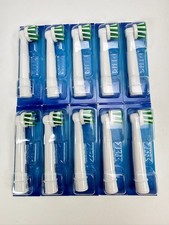 Genuine Oral-B CrossAction X Replacement Brush Heads 10 Count Sealed NEW