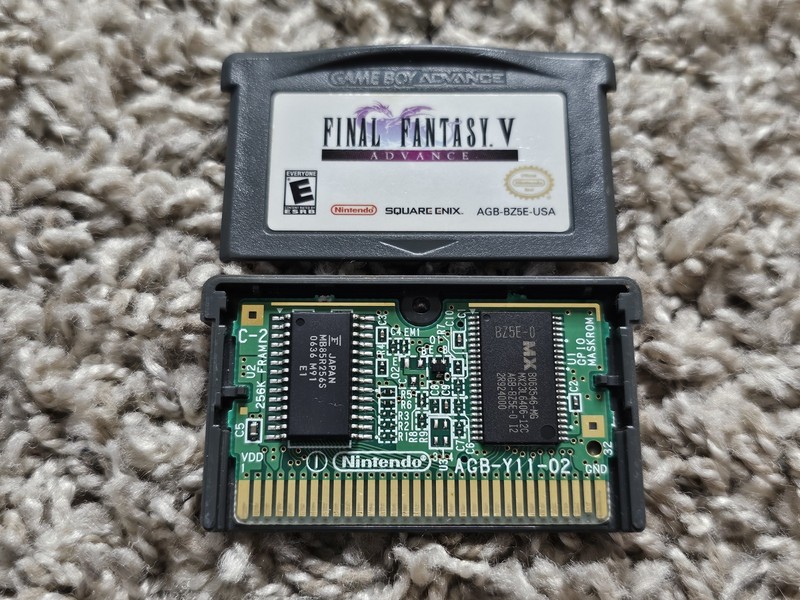 AUTHENTIC Final Fantasy V GBA 5 RPG Nintendo Game Boy Advance OEM Saves FFV JRPG