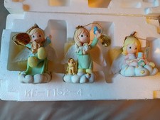 Precious Moments Life's Little Lessons 3pc set Ornaments - Bradford Ed 2001