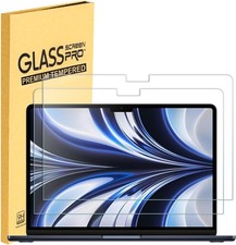 2 Pack Tempered Glass Screen Protector For Apple 2026 MacBook Air 15-inch Laptop