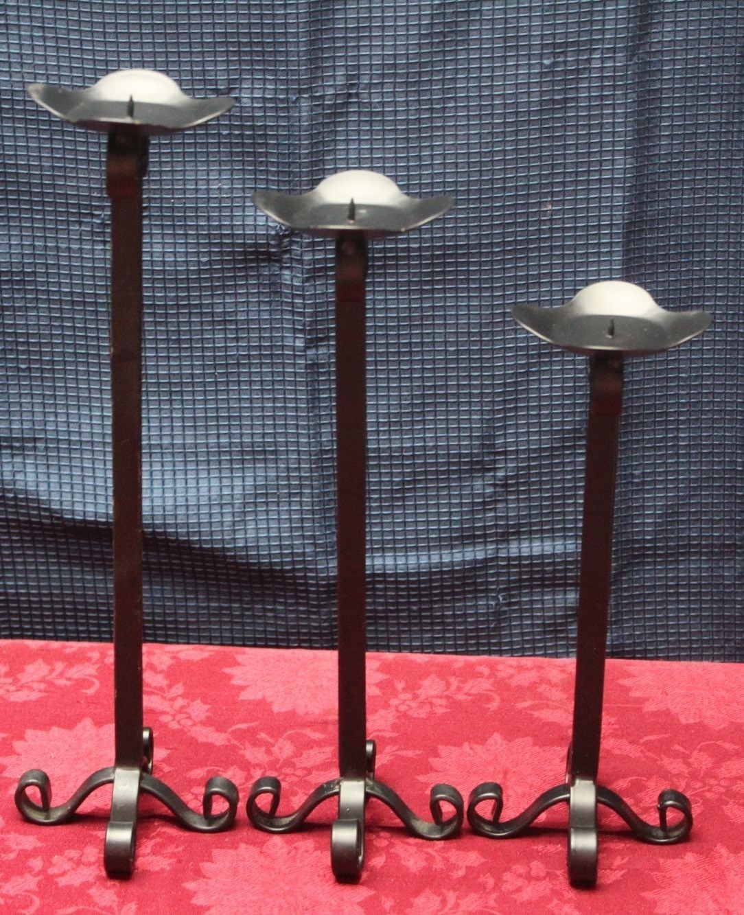 S Approx 13.5", 12" & 10" Tall