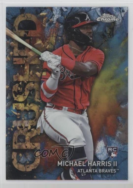 2023 Topps Chrome Update Crushed Michael Harris II #C-10 0rf