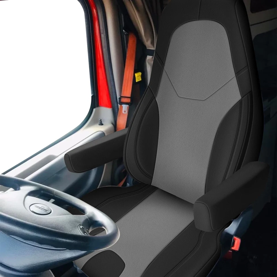 Seat cover fits: FREIGHTLINER CASCADIA 125, 116, 126 (2014-current) (33" back) - Image 3 of 4