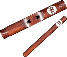 MEINL Percussion Claves African CL3RW Wood Claves with Hollowed-out Body