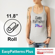 Siser EasyPatterns Plus HTV For T-Shirts 12" Roll Pre-Masked :Cut, Weed, Apply 