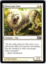 Silvercoat Lion - Magic 2013 (M13) #35 Common
