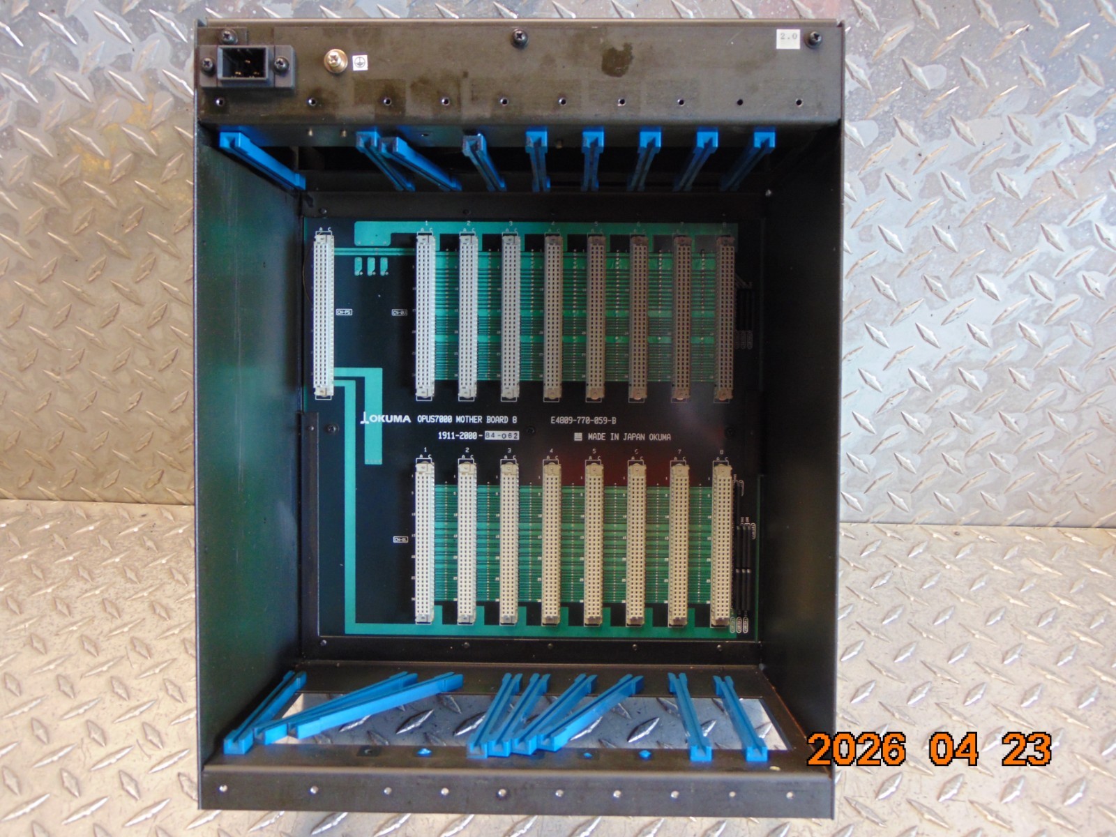Okuma E7191-855-018-2 Opus 7000 CPU IF 8-Slot Chassis Rack