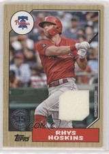 2022 Topps Series 1 1987 Topps Baseball Relics Rhys Hoskins #87R-RHO n1u