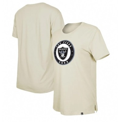 NFL Team Apparel Las Vegas Raiders 2020 Draft Cream T-Shirt Womens Medium NEW