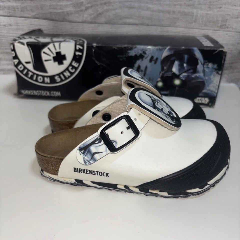 Birkenstock Star Wars Stormtrooper Eu27- Child 9- 9.5 White Narrow Fit - Image 2 of 4