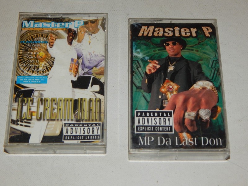 MASTER P - "THE ICE CREAM MAN" & 'DA LAST DON" CASSETTES