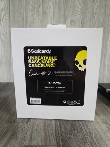 Skullcandy S6CAW-R740 Crusher ANC 2 Wireless Headphones Black New