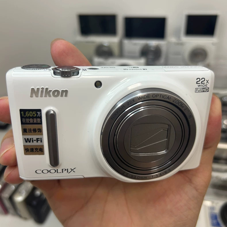 Nikon COOLPIX S9600 Digital Camera 16MP 22x Zoom Full HD Wi-Fi