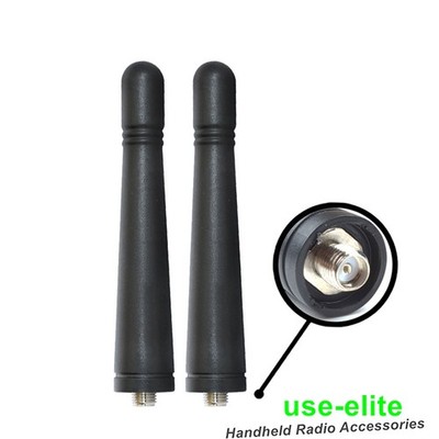 2PCS KRA-23 UHF Antenna For TK3300 TK3302 TK3310 TK3400 TK2402 TK3402 Radio