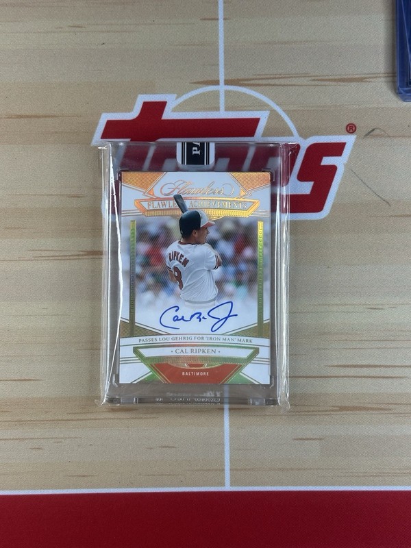 2026 Black Box 1/1 Cal Ripken Jr Auto Flawless 