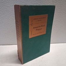 American Geographical Society Around The World Program 5 Book Slipcase Box
