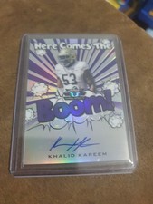 2020 Leaf Valiant - Here Comes the Boom! Khalid Kareem #HCB-KK1 Pink /15 (AU,...