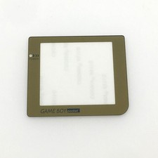 Gold With Light Lamp Hole Screen Lens Protector For Nintendo Game Boy Pocket GBP