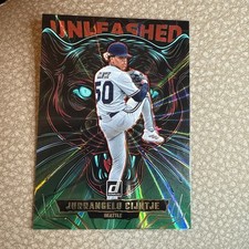 2025 Donruss -Jurrangelo Cijntje Unleashed Insert Green Laser Parallel Seattle