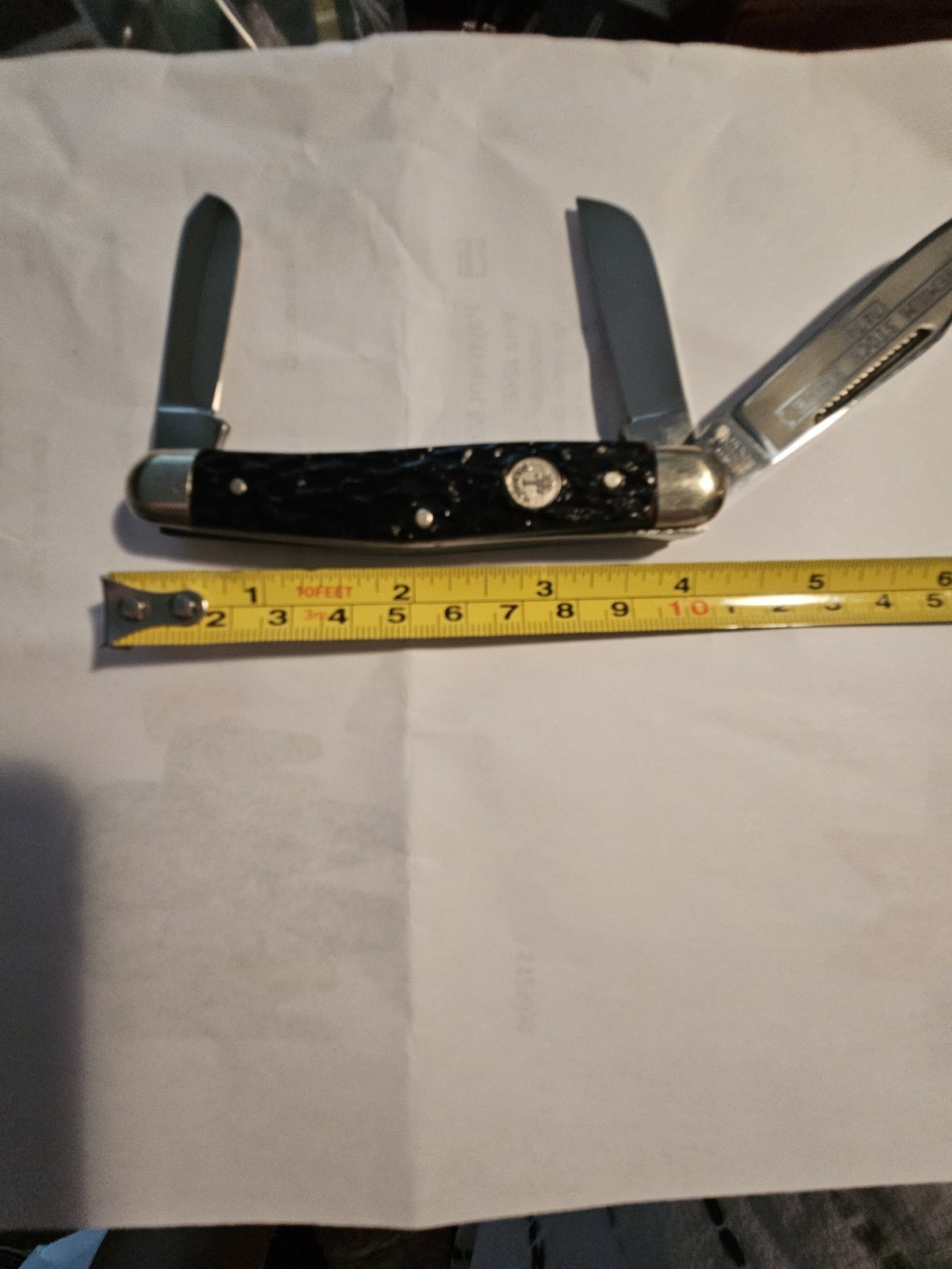 VINTAGE BOKER TREE BRAND 7474 Pocket Knife Premium Stock Solingen 3 Blade 