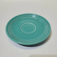 FIESTA by Homer Laughlin TURQUOISE Blue Saucer Replacement - 5-7/8in