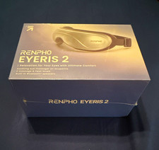 RENPHO EYERIS 2 Electric Eye Massager Bluetooth Heated Rechargeable Gray
