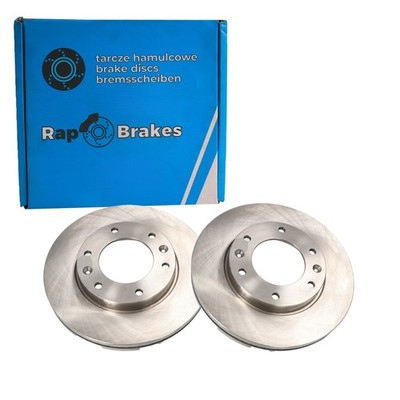 2x RAP BRAKES BREMSSCHEIBEN 300mm BELÜFTET VORNE passend für HYUNDAI H-1 | R-D00