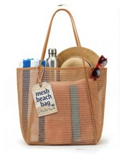 Large Mesh Beach Tote Bag - Waterproof Pool Travel Beach Bag