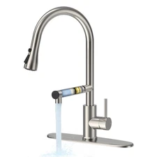 FEELSO Kitchen Faucets, Upgraded Filter Water Kitchen Faucet with P... Fast Ship