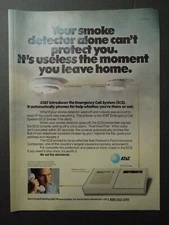 1983 AT&T Emergency Call System (ECS) Console Unit Magazine Ad